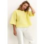 YAYA Short-sleeve sweatshirt lemon grass yellow