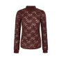Aaiko tory lace pes top spicy chocolate