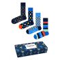Happy Socks Navy Gift Box 41-46