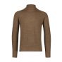 Cast Iron roll neck cotton melange plated otter