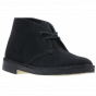 Clarks D Desertboot   zwartsuede