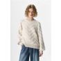 Object objhollow l/s knit pullover noos white sand