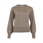 Object objelbur l/s knit pullover fossi gold lurex