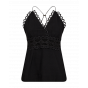 Copenhagen Muse CMasleuh top details at neck black