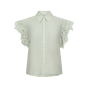 Copenhagen muse cmmolly shirt boxy lace green tint