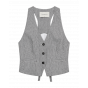 Copenhage Muse cmemily waitcoat bright white black