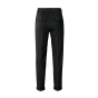 YAYA scuba straight trousers flap pckt pirate blac