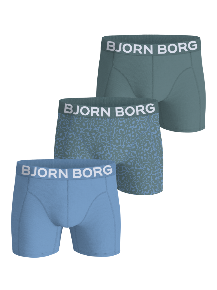 Bjorn borg organic cotton stretch boxer 3p bl/gr/g