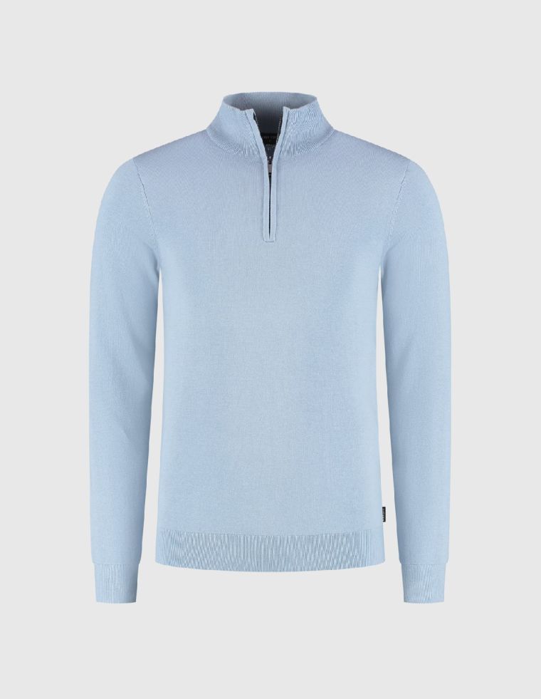 Saint steve cas-s zip trui true blue