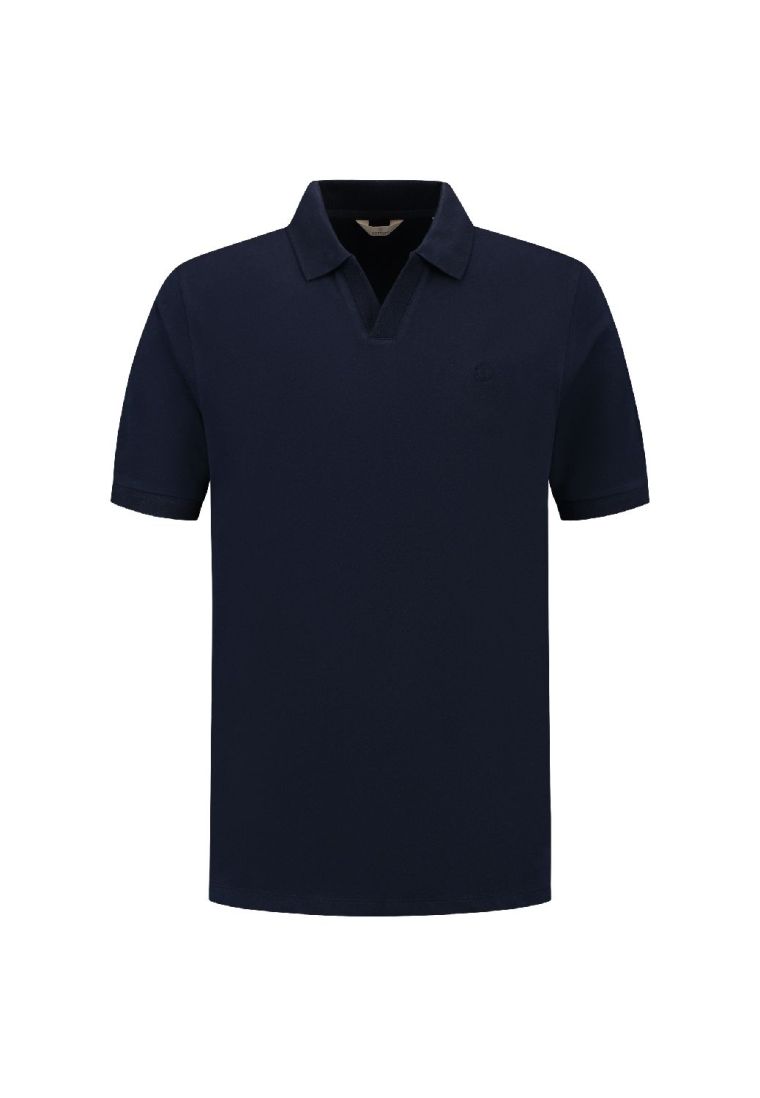 Dstrezzed bowie v-neck polo dk navy
