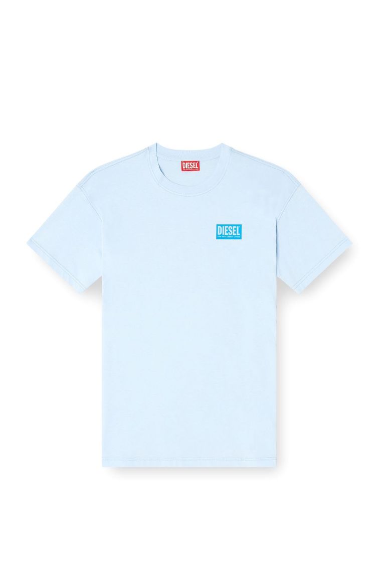 Diesel t-norm-v13 t-shirt licht blauw