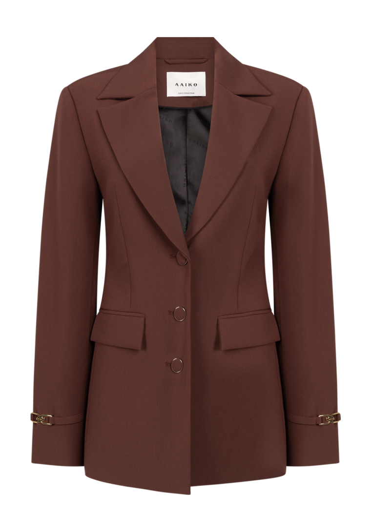 Aaiko emilie fancy r pes blazer spicy chocolate