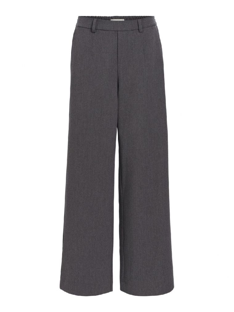 Object objlisa wide pant noos medium grey melange