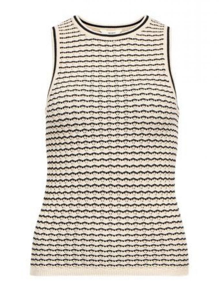 Object objester pattern tank top sandshell
