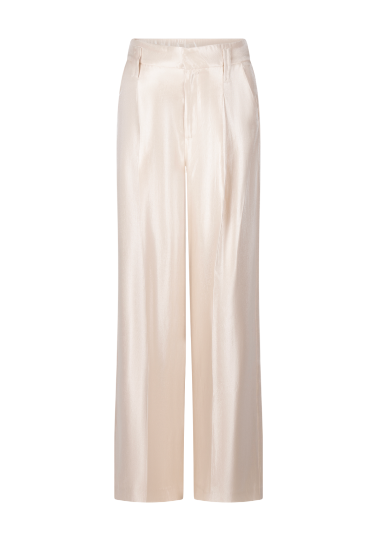 Aaiko Hailey shine vis trousers vanilla ice