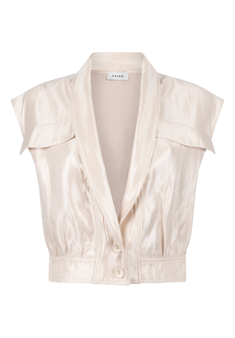 Aaiko Lies vis gilet vanilla ice