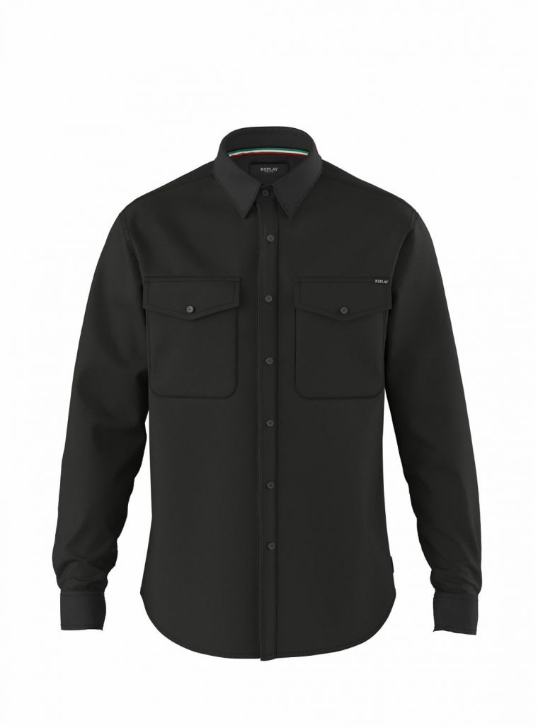 Replay camicia overhemd black