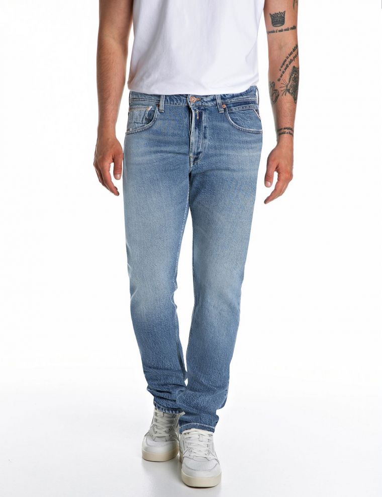 Replay grover regular fit original jeans m blue