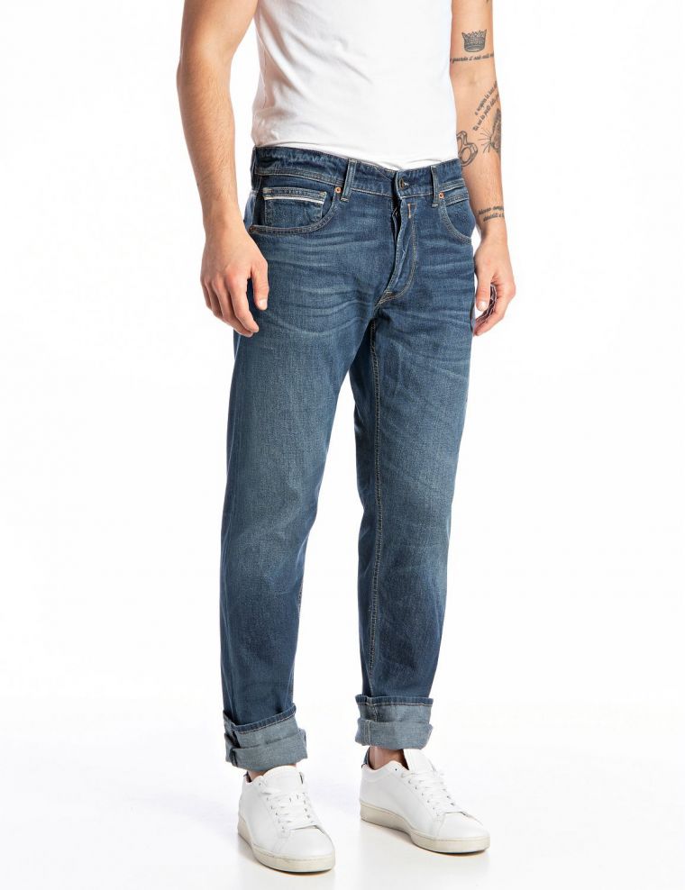 Replay grover pants dark blue