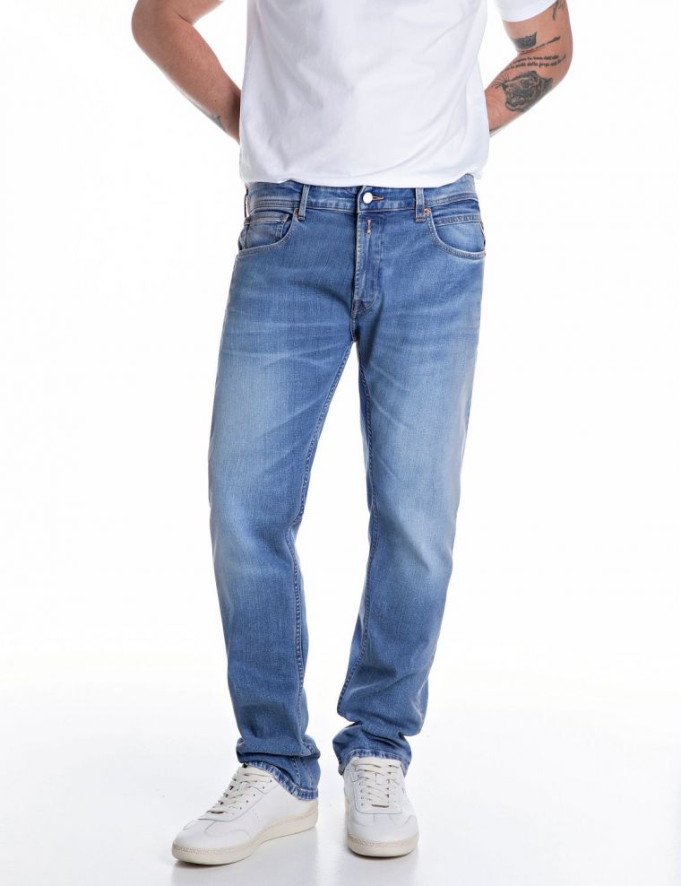 Replay grover regular fit jeans medium blue