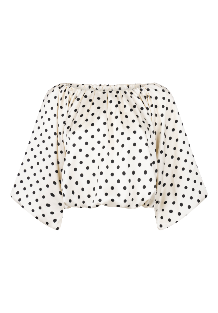 Aaiko maddy dot  top vis 511 les blancs