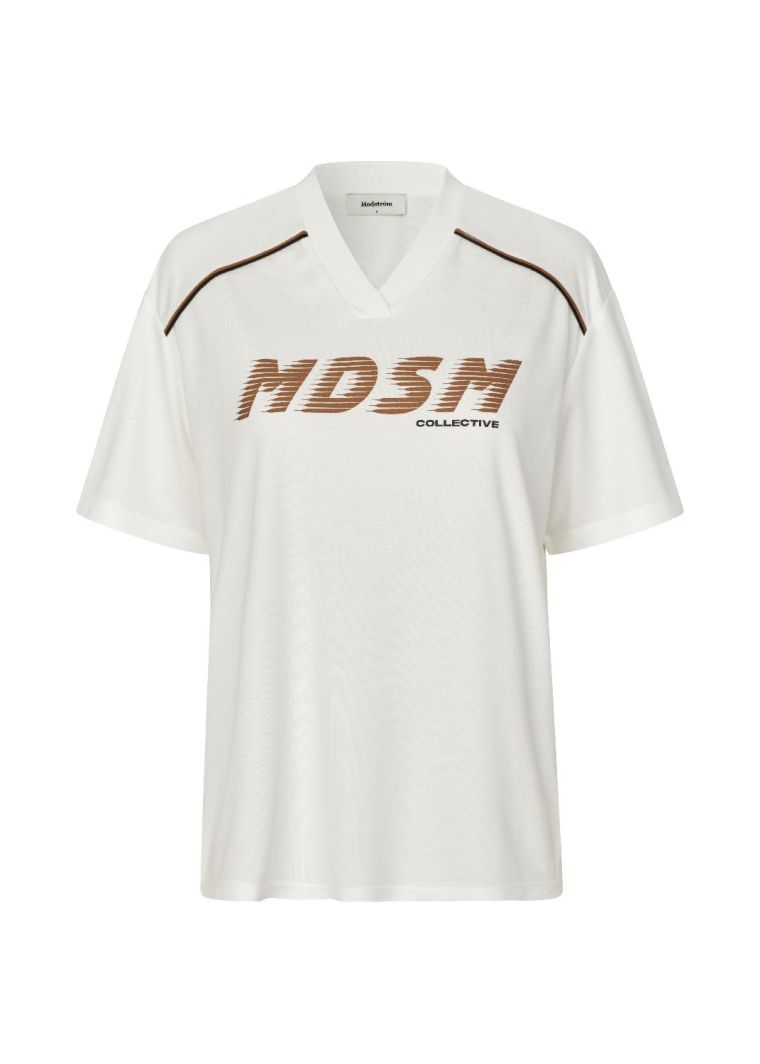 Modstrom aroobmd t-shirt soft white