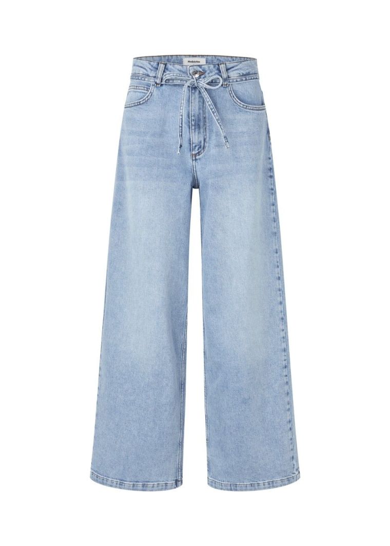 Modstrom isoldemd solid pants bleach blue