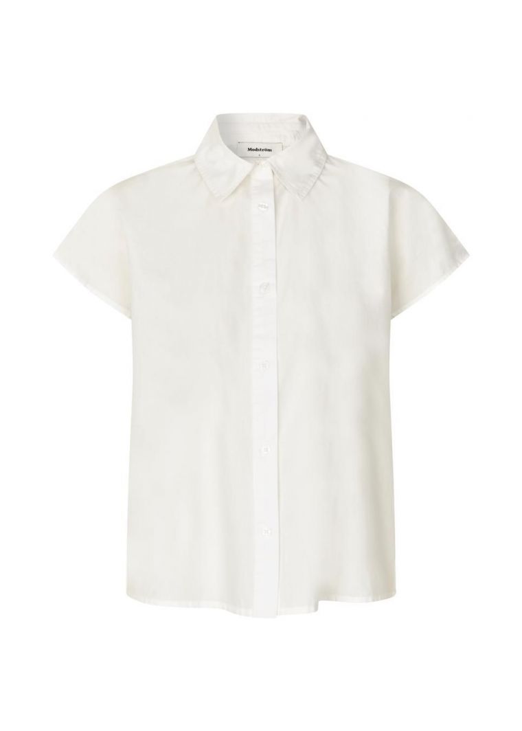 Modstrom Nanikamd SS shirt Soft White