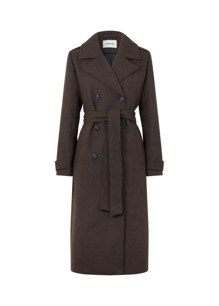 Modstrom shaymd coat dark coffee