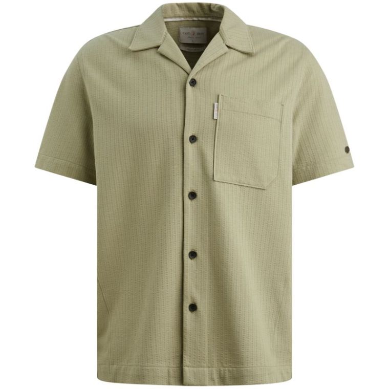 Cast Iron Short Sleeve Shirt Tech Structure Tea