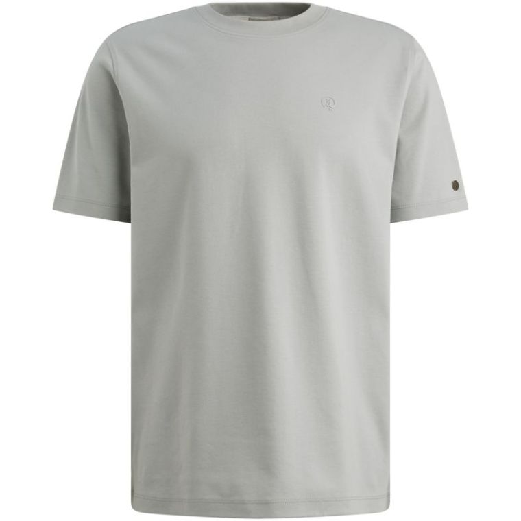 Cast Iron Short sleeve r-neck regular fit in Belga