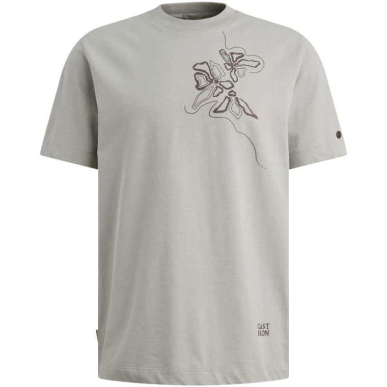 Cast Iron Short sleeve r-neck regular fit si Mirag