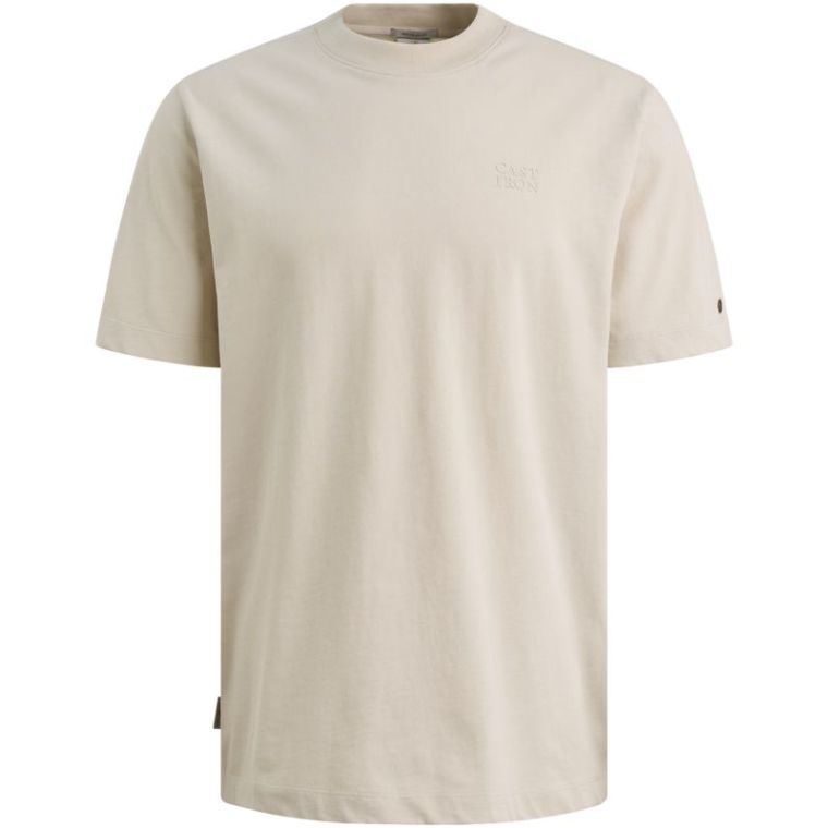 Cast Iron Short sleeve r-neck regular fit si Silve