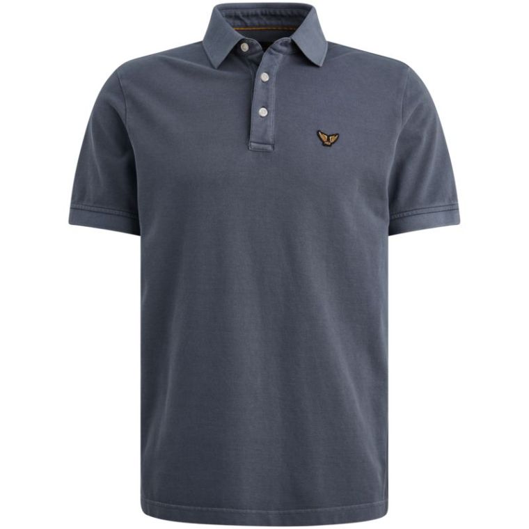 PME-Legend Short sleeve polo pique garment dy Vint