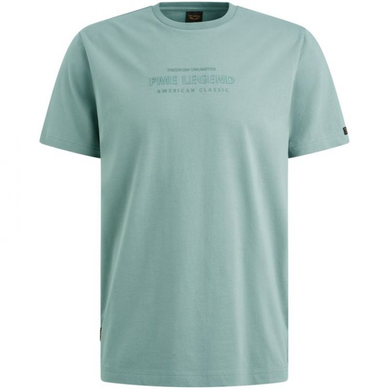 Pme legend ss r-neck cotton elastan jersey blue