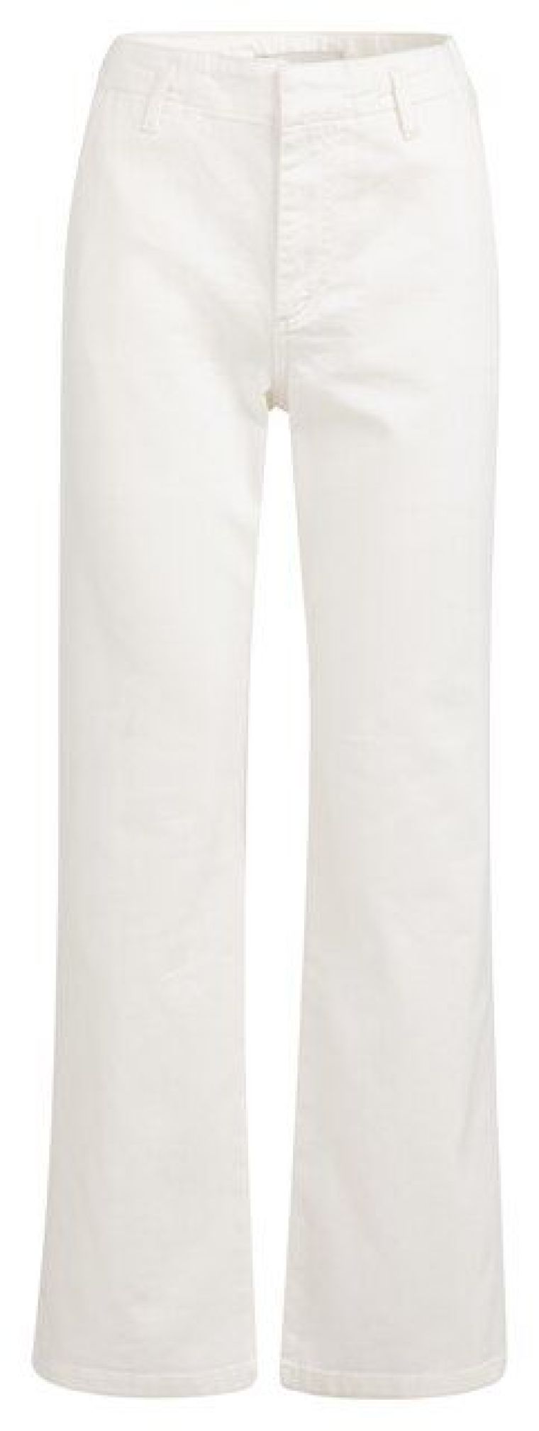 YAYA Chinojeans met paspelzakken off white denim