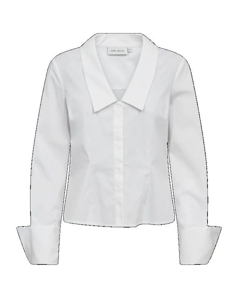 Copenhagen muse cmpoppi shirt slim bright white