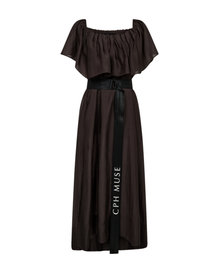 Copenhagen muse cmmolly dress off shoul long mulch