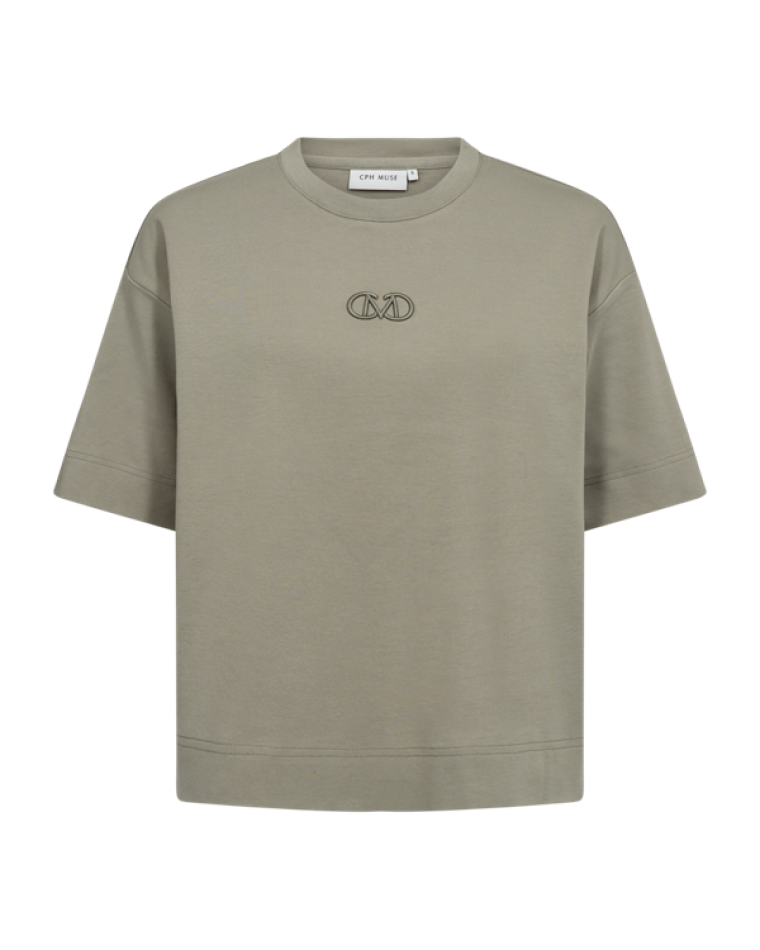 Copenhagen muse cmmuse tee logo embroid seagrass