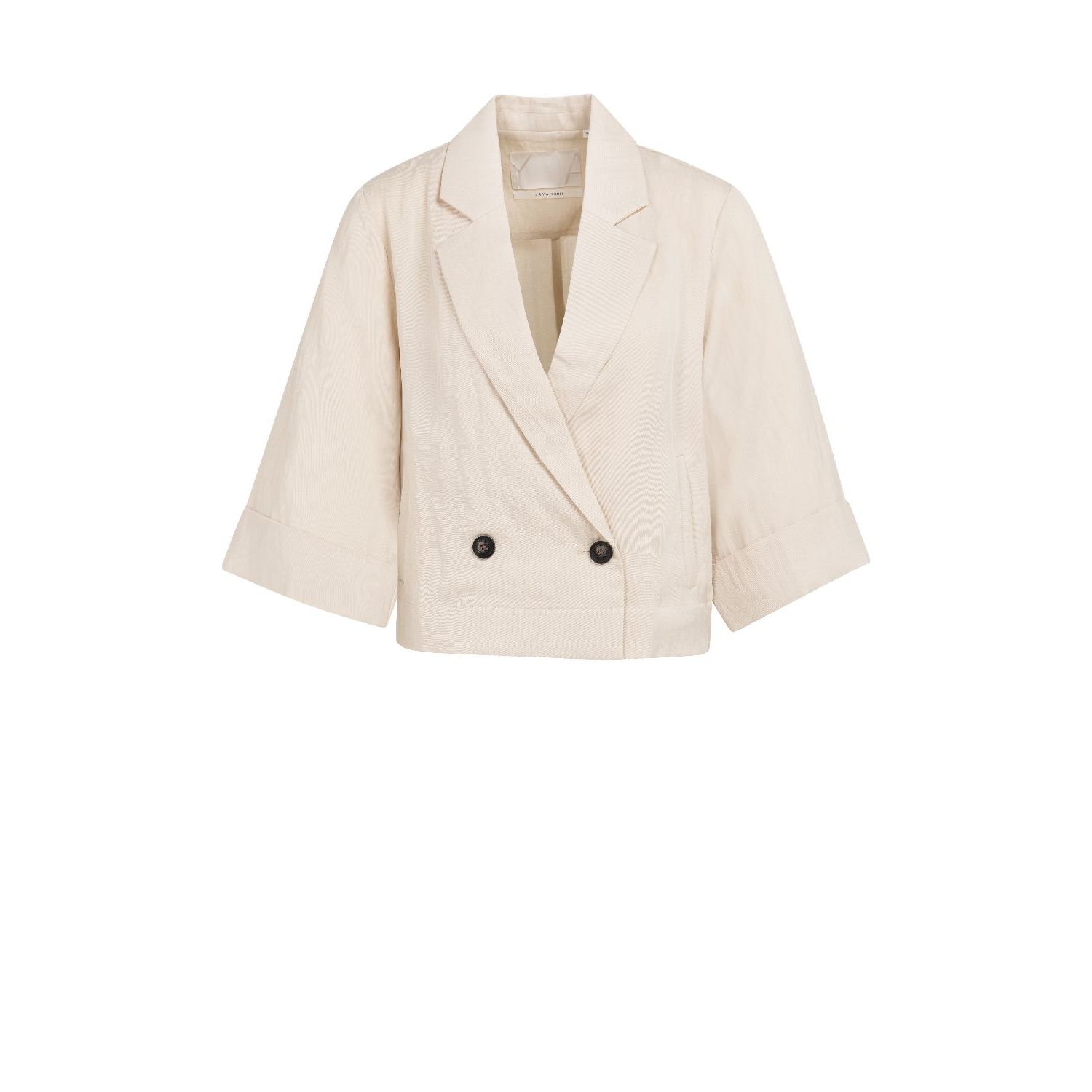 YAYA Blazer met kimonomouwen cloud creme white