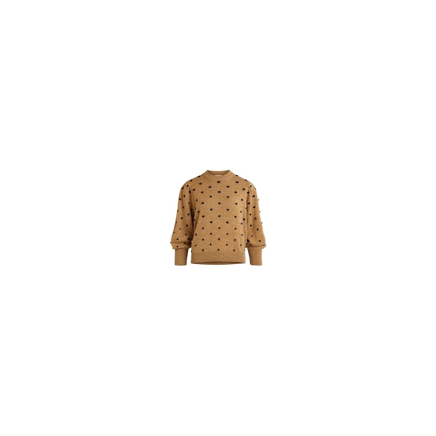 Object objlaurie l/s knit pullover chipmunk