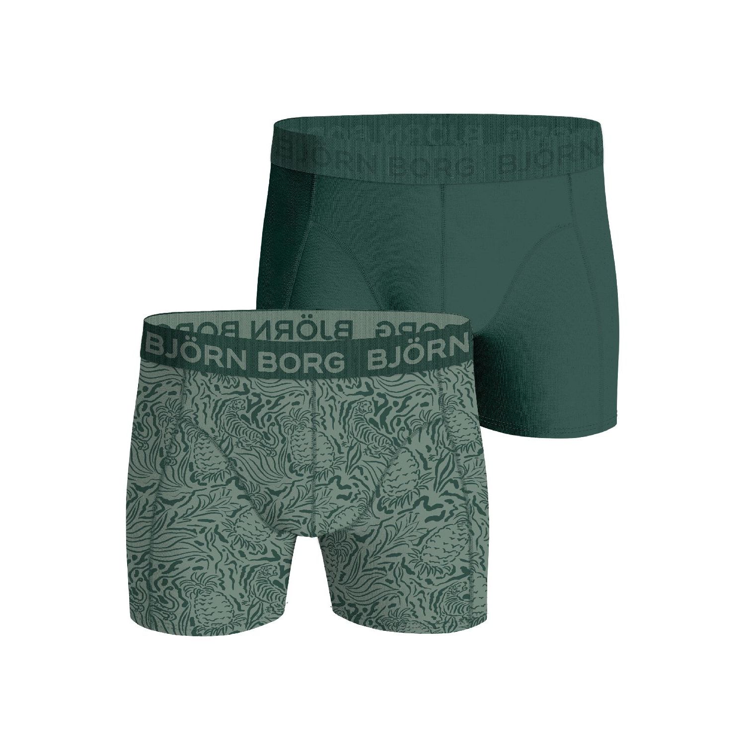 Bjorn Borg cotton stretch boxer 2p groen
