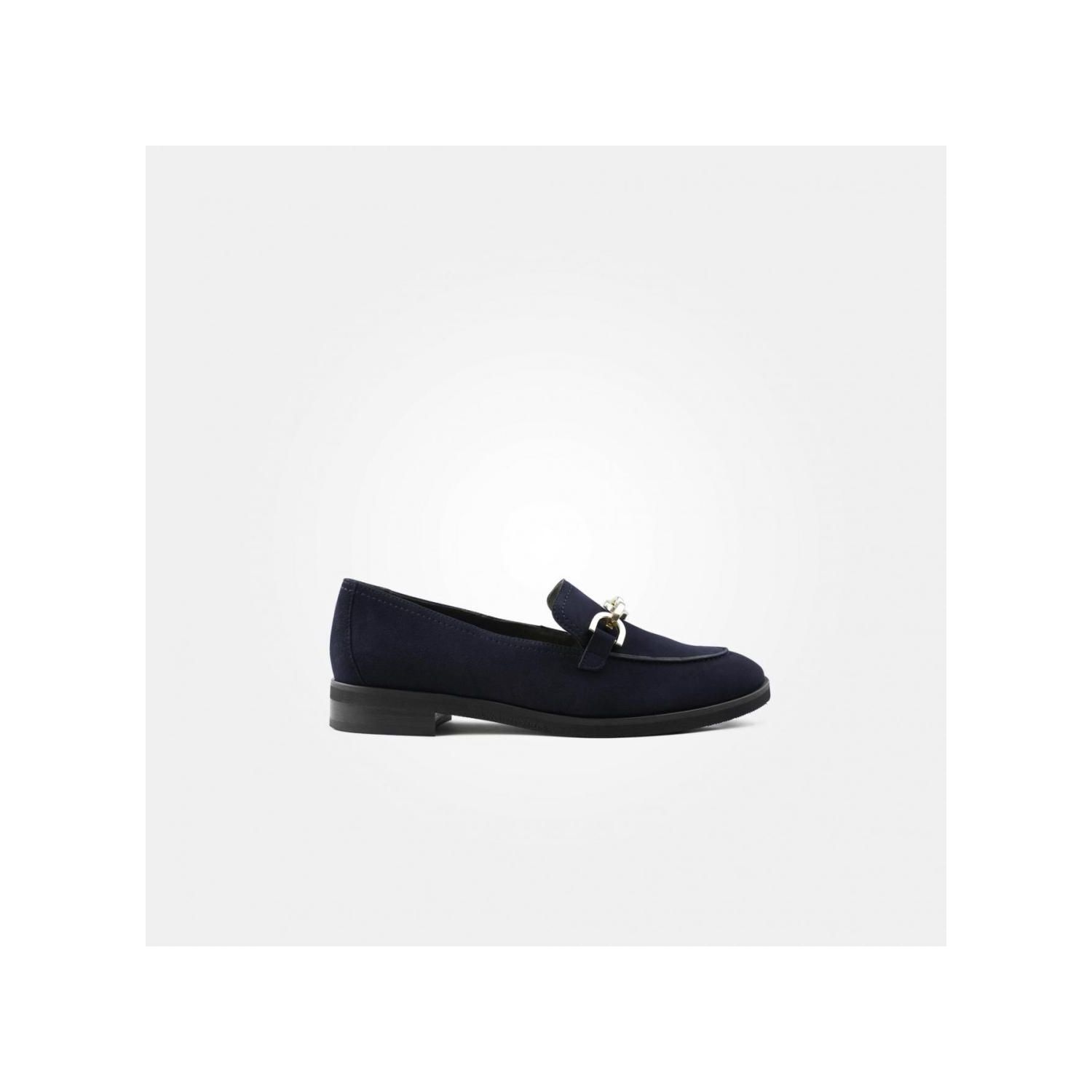 Paul Green Instap met bitje Blauw Suede