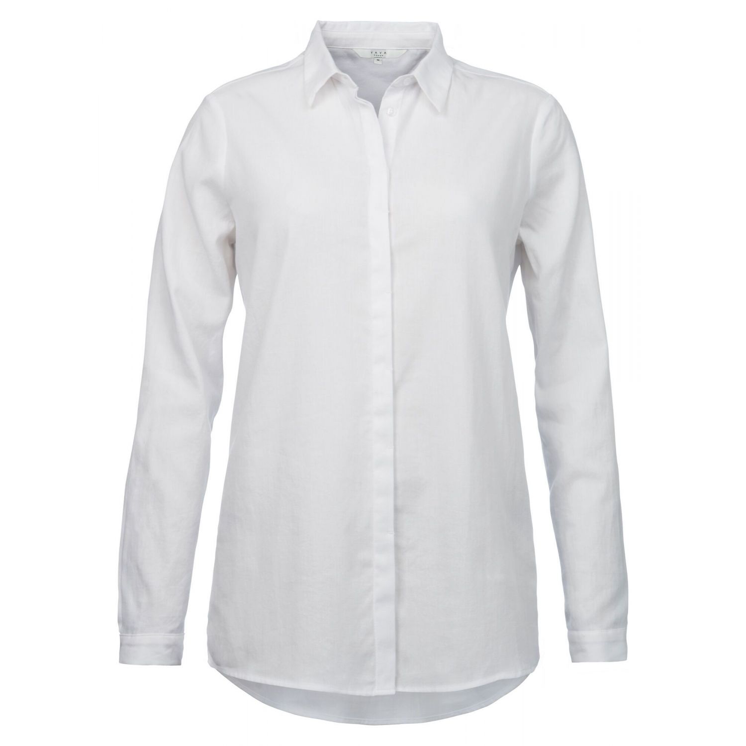 Yaya cotton shirt pure white