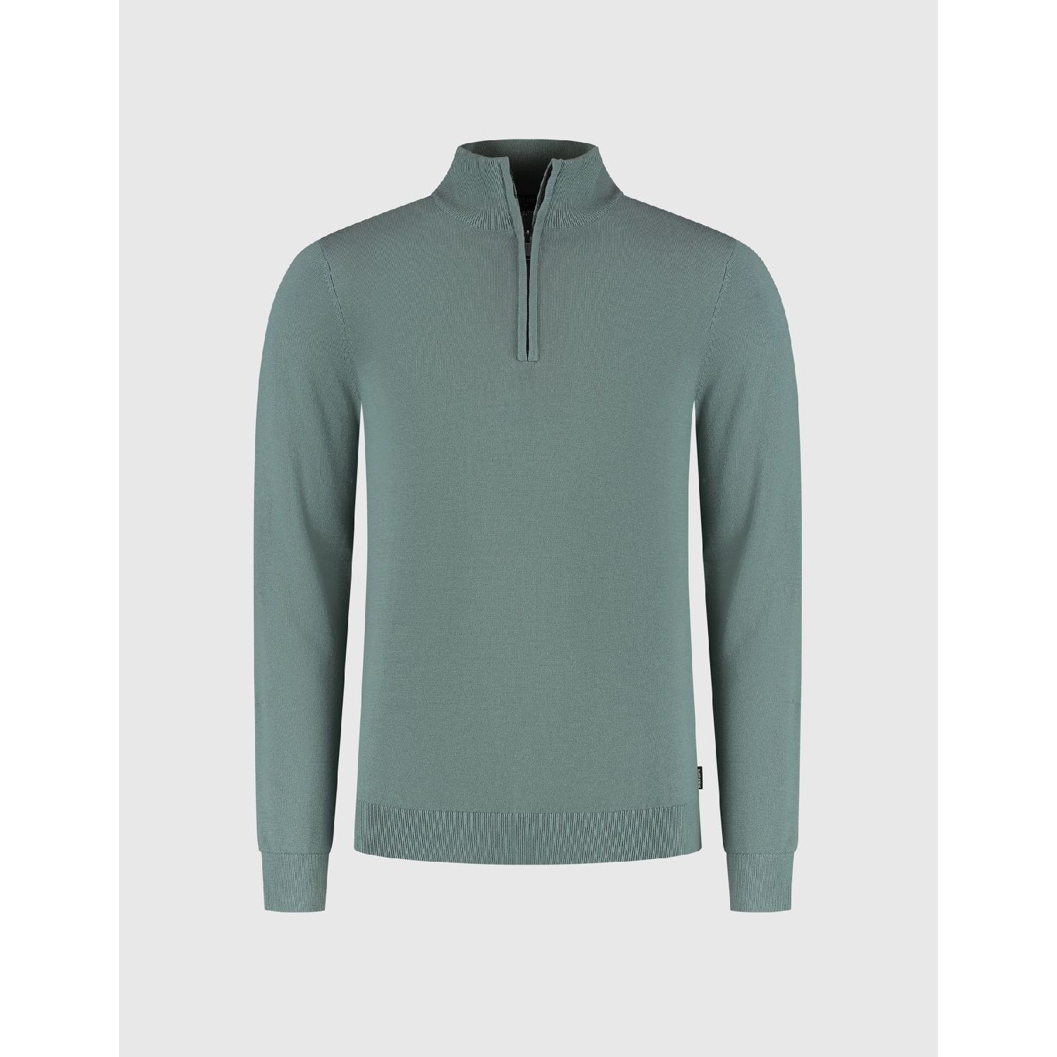 Saint steve cas-s zip trui silver green