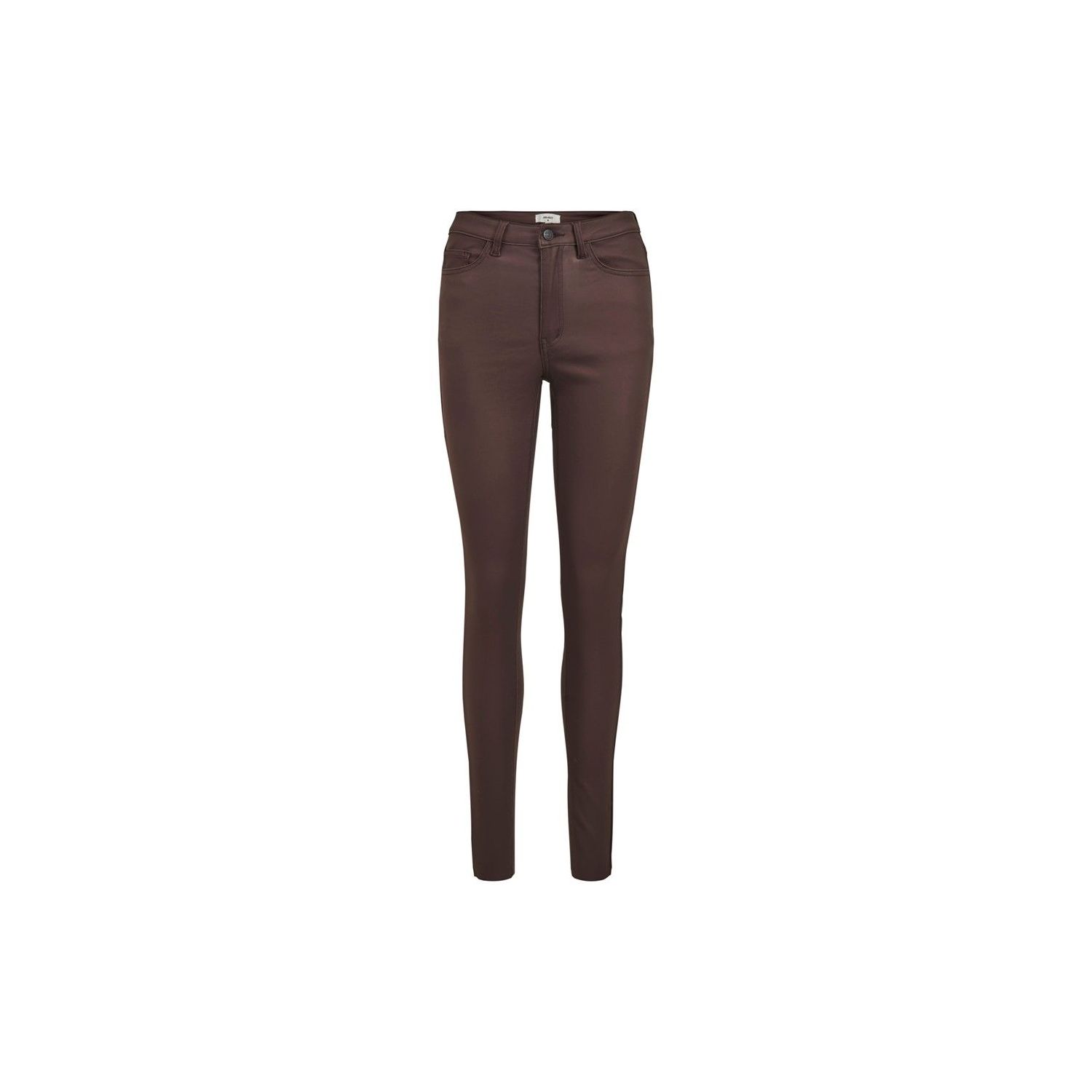 Object objbelle mw coated pants seasonal coffee