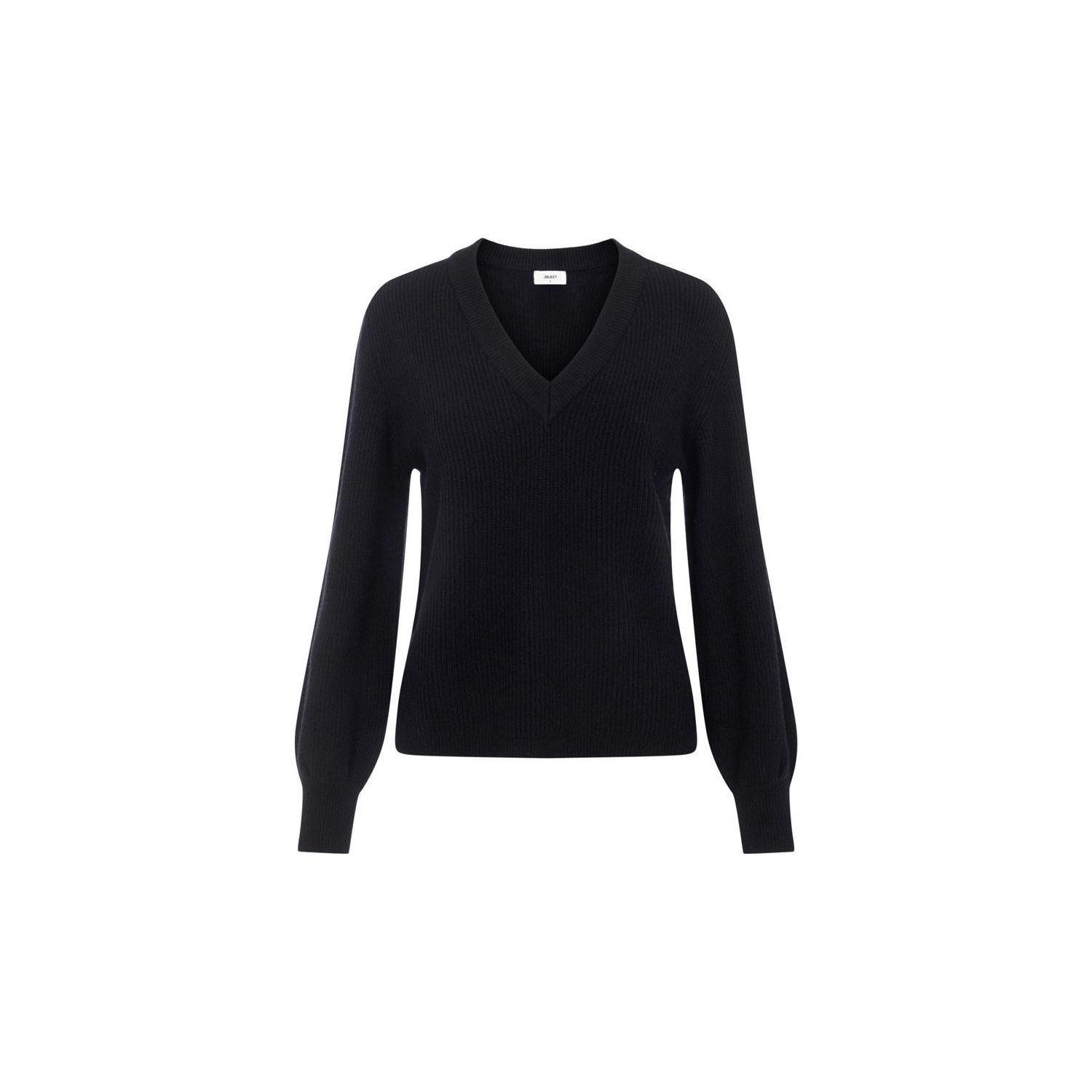 Object objmalena l/s knit pullover black