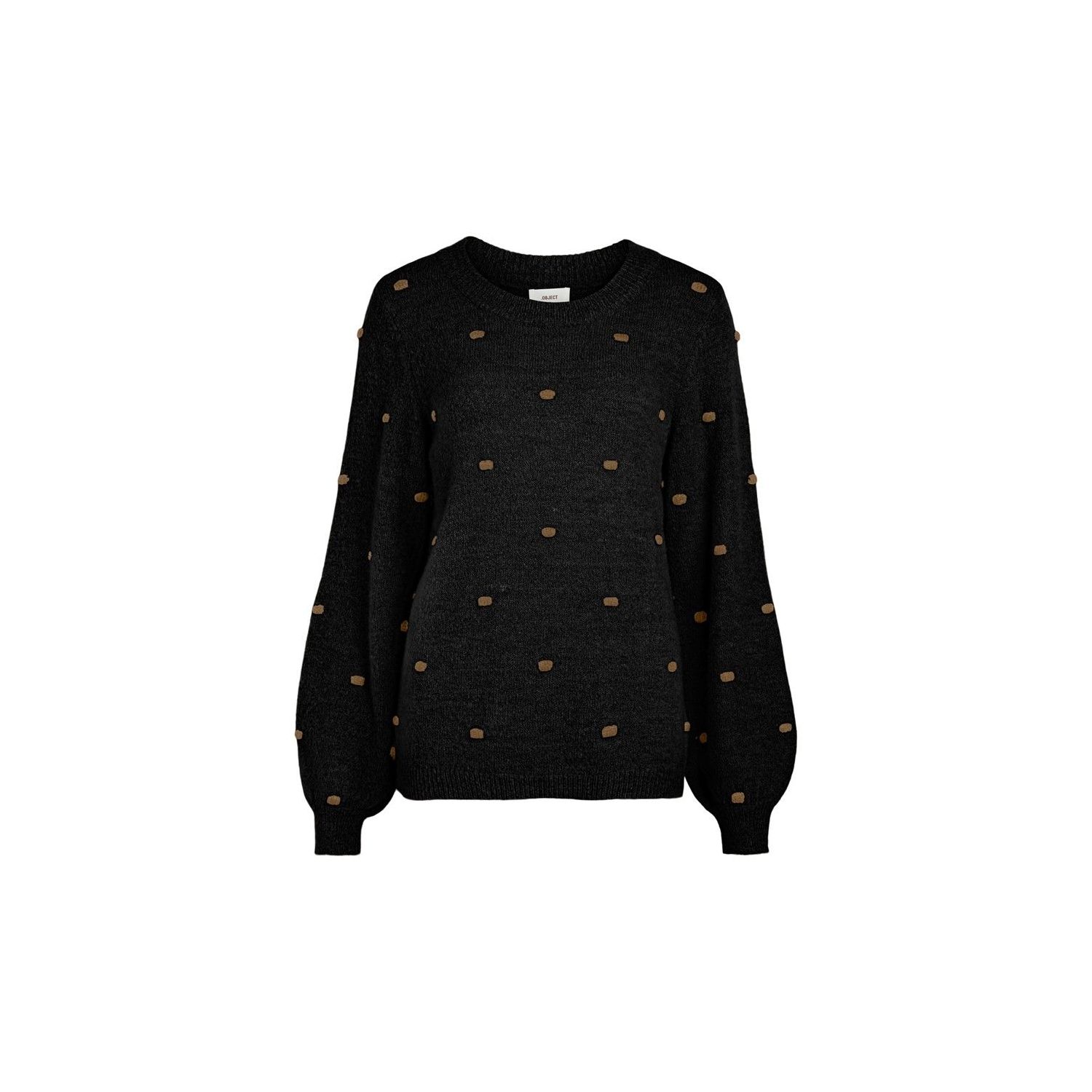 Object objeve nonsia l/s pullover aop noos black