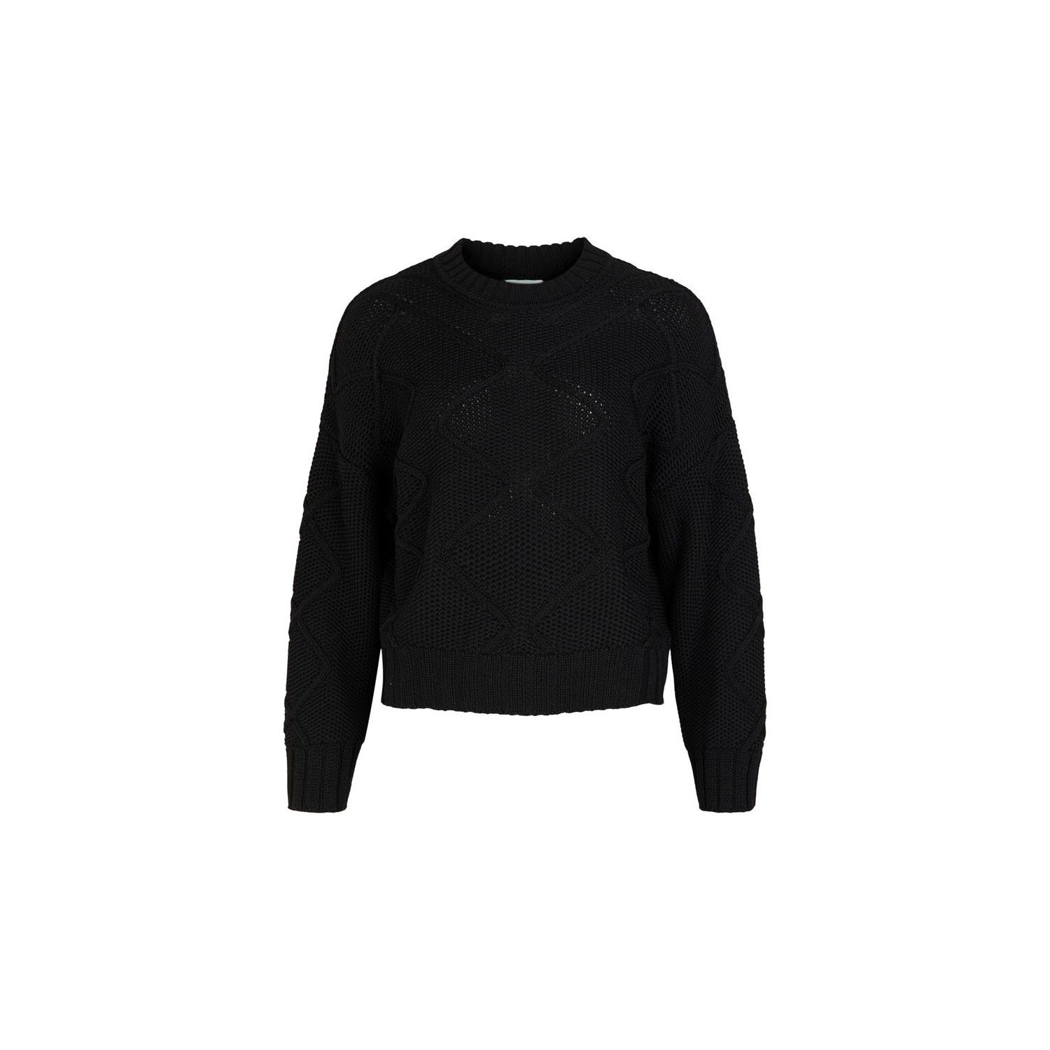 Object objharvey l/s knit pullover black