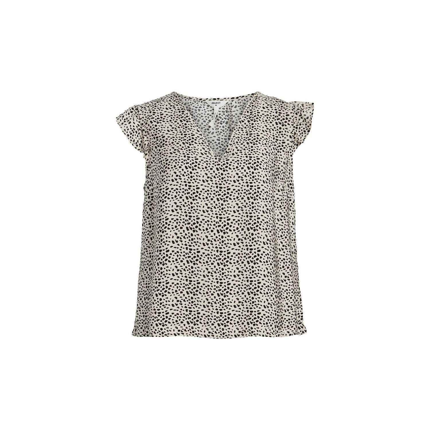 Object objleonora seline s/s top sandshell aop